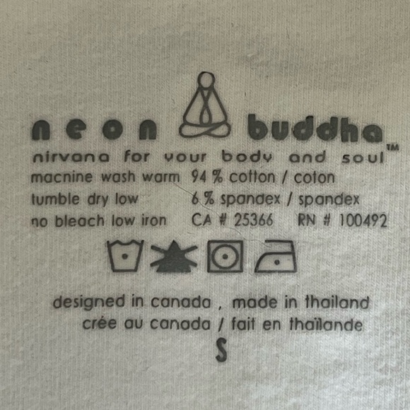 Neon Buddha Artsy Boho Eclectic Buttons Cotton Spandex Jacket Small Sparkle - Picture 12 of 15